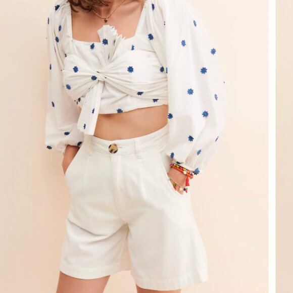 FARM RIO embroidered crop top - Picture 2 of 9